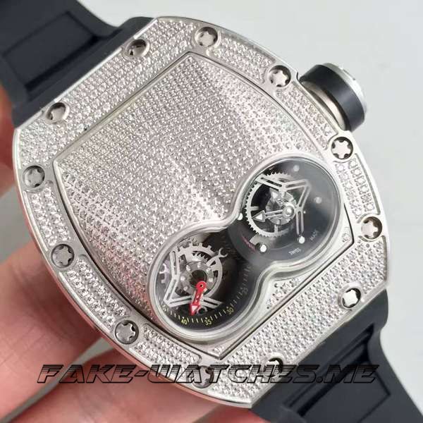 Richard Mille Replica RM 27 Pablo MacDonogh TiC Grey Watch - Black